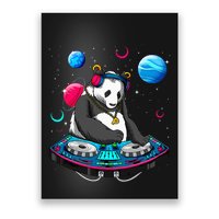 Psychedelic Panda DJEDM Raver Trance Music  Poster