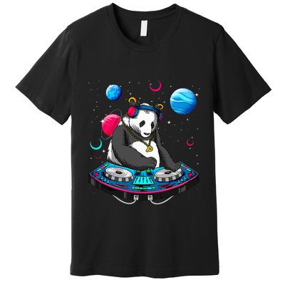 Psychedelic Panda DJEDM Raver Trance Music  Premium T-Shirt