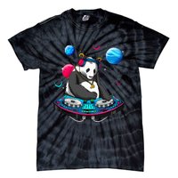 Psychedelic Panda DJEDM Raver Trance Music  Tie-Dye T-Shirt