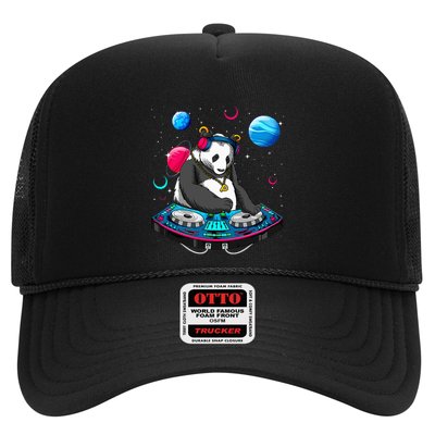 Psychedelic Panda DJEDM Raver Trance Music  Trucker Hat