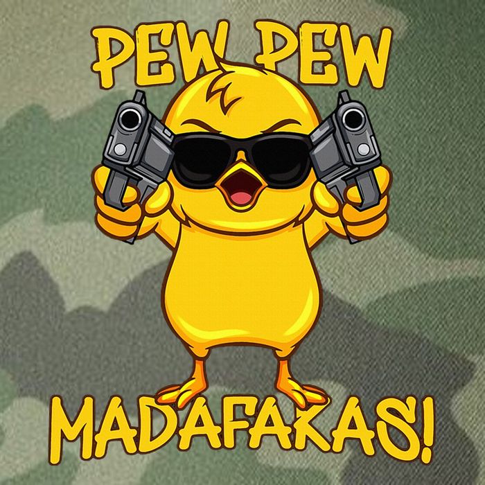 Pew Pew Duck Funny Madafakas Legacy Tie Dye Trucker Hat