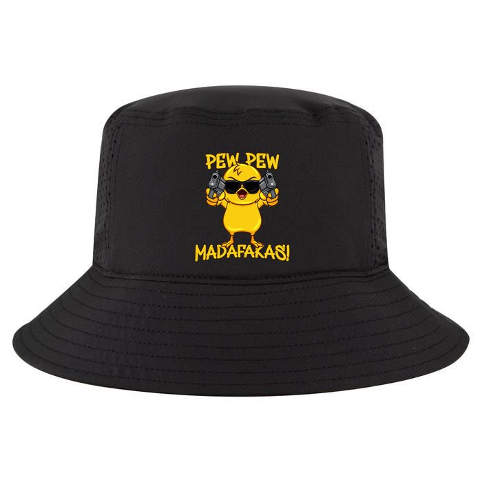 Pew Pew Duck Funny Madafakas Cool Comfort Performance Bucket Hat