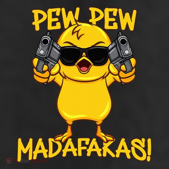 Pew Pew Duck Funny Madafakas Cool Comfort Performance Bucket Hat
