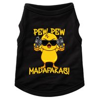Pew Pew Duck Funny Madafakas Doggie Tank