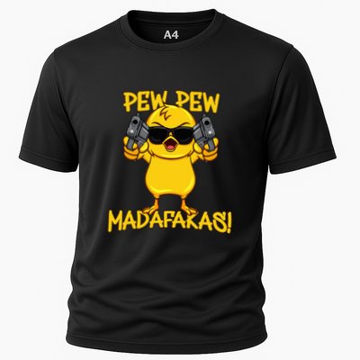 Pew Pew Duck Funny Madafakas Performance Shirt