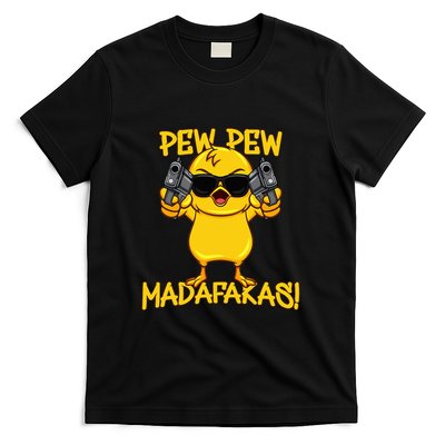 Pew Pew Duck Funny Madafakas T-Shirt
