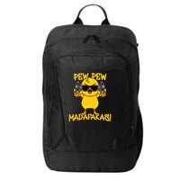 Pew Pew Duck Funny Madafakas City Backpack