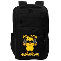 Pew Pew Duck Funny Madafakas Impact Tech Backpack