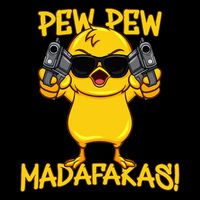 Pew Pew Duck Funny Madafakas Impact Tech Backpack