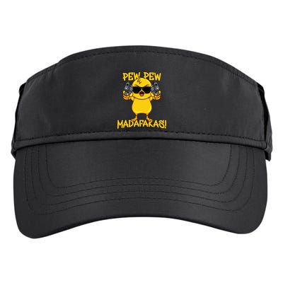 Pew Pew Duck Funny Madafakas Adult Drive Performance Visor