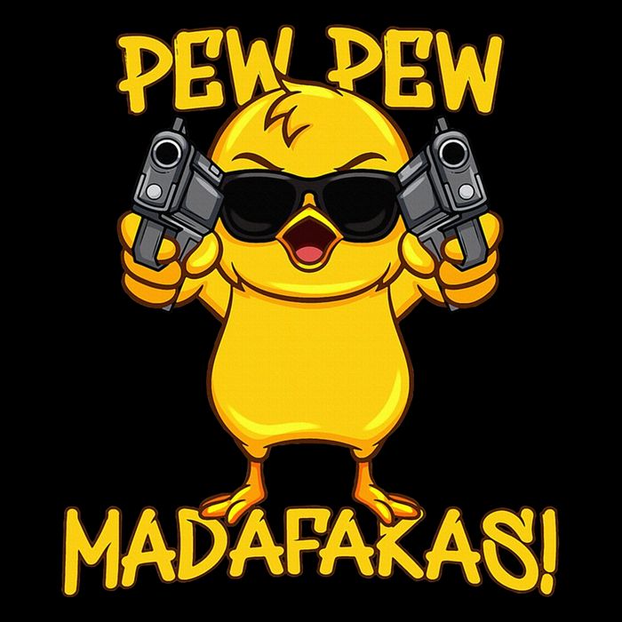 Pew Pew Duck Funny Madafakas Bucket Hat