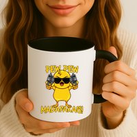 Pew Pew Duck Funny Madafakas Mug