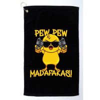 Pew Pew Duck Funny Madafakas Golf Towel