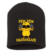 Pew Pew Duck Funny Madafakas Short Acrylic Beanie