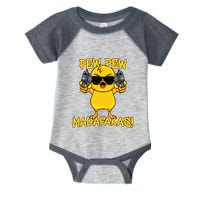 Pew Pew Duck Funny Madafakas Infant Baby Jersey Bodysuit