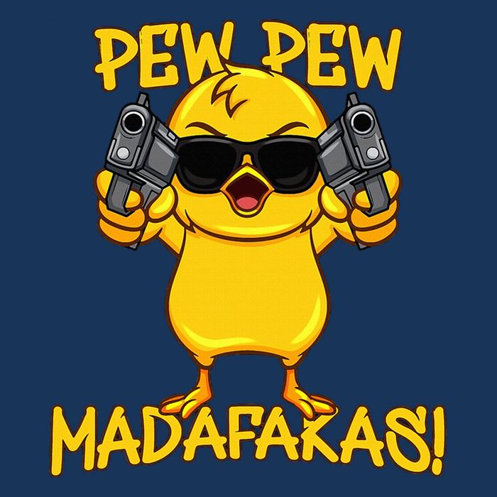 Pew Pew Duck Funny Madafakas Infant Baby Jersey Bodysuit