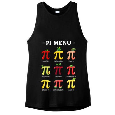 Piu Pi Day 314 Math Teacher Pi Symbol Funny Pie Pun Ladies PosiCharge Tri-Blend Wicking Tank