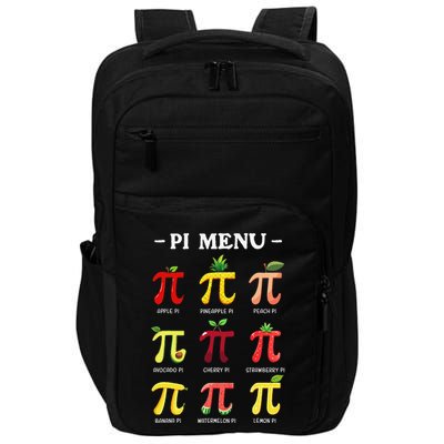 Piu Pi Day 314 Math Teacher Pi Symbol Funny Pie Pun Impact Tech Backpack