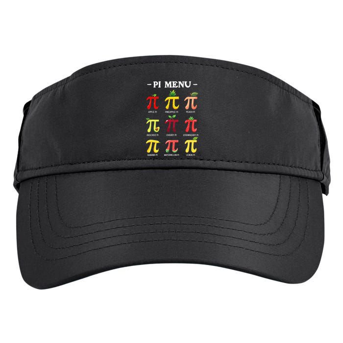 Piu Pi Day 314 Math Teacher Pi Symbol Funny Pie Pun Adult Drive Performance Visor