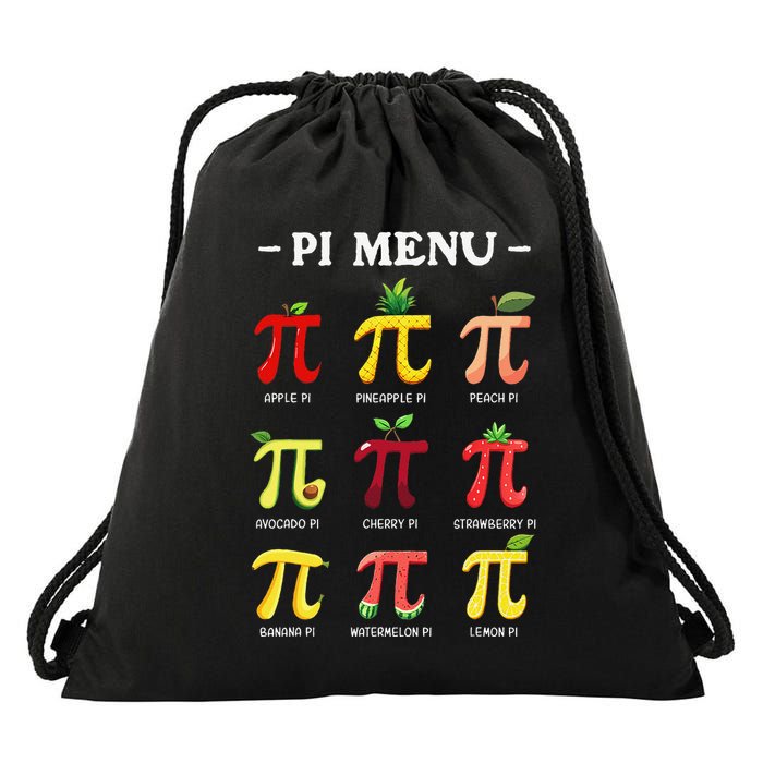 Piu Pi Day 314 Math Teacher Pi Symbol Funny Pie Pun Drawstring Bag