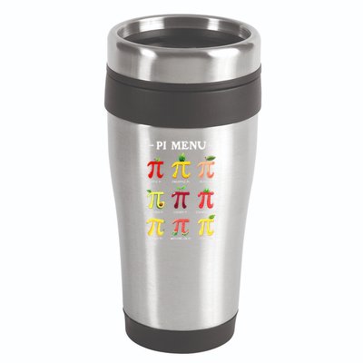 Piu Pi Day 314 Math Teacher Pi Symbol Funny Pie Pun 16oz Travel Tumbler