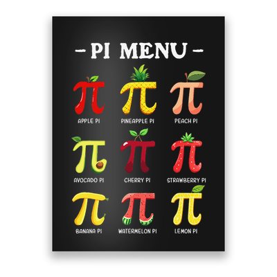 Piu Pi Day 314 Math Teacher Pi Symbol Funny Pie Pun Poster