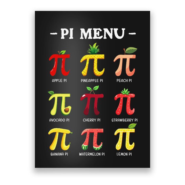 Piu Pi Day 314 Math Teacher Pi Symbol Funny Pie Pun Poster