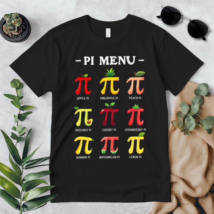 Piu Pi Day 314 Math Teacher Pi Symbol Funny Pie Pun Premium T-Shirt