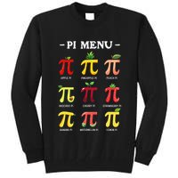 Piu Pi Day 314 Math Teacher Pi Symbol Funny Pie Pun Tall Sweatshirt