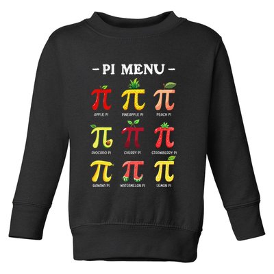 Piu Pi Day 314 Math Teacher Pi Symbol Funny Pie Pun Toddler Sweatshirt