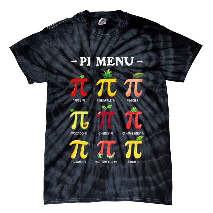 Piu Pi Day 314 Math Teacher Pi Symbol Funny Pie Pun Tie-Dye T-Shirt