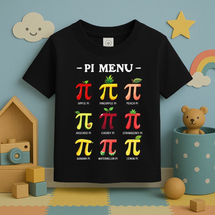 Piu Pi Day 314 Math Teacher Pi Symbol Funny Pie Pun Toddler T-Shirt