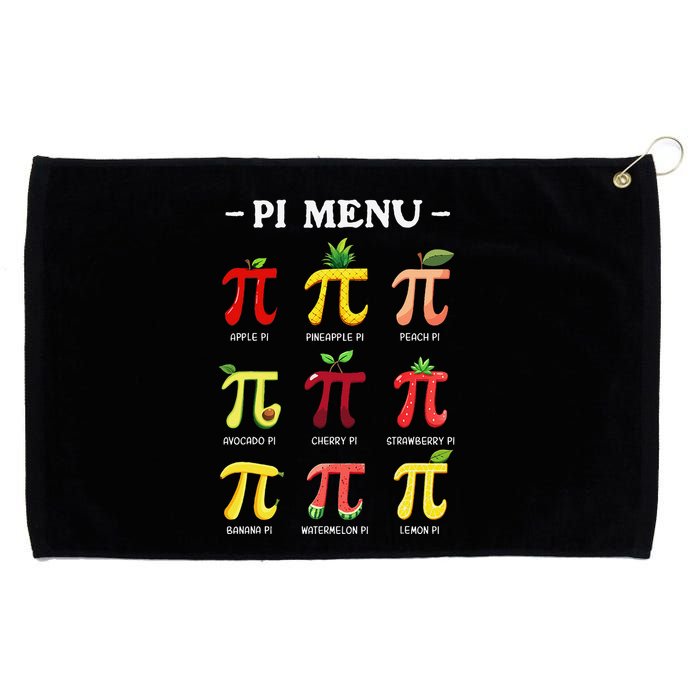 Piu Pi Day 314 Math Teacher Pi Symbol Funny Pie Pun Grommeted Golf Towel
