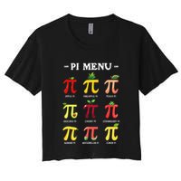 Piu Pi Day 314 Math Teacher Pi Symbol Funny Pie Pun Crop Top
