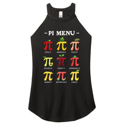 Piu Pi Day 314 Math Teacher Pi Symbol Funny Pie Pun Women's Perfect Tri Rocker Tank
