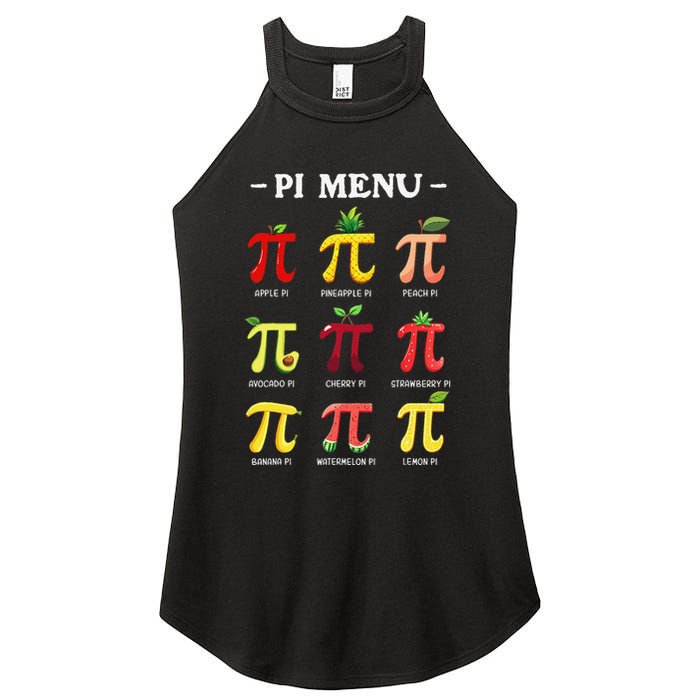 Piu Pi Day 314 Math Teacher Pi Symbol Funny Pie Pun Women's Perfect Tri Rocker Tank