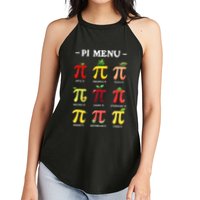 Piu Pi Day 314 Math Teacher Pi Symbol Funny Pie Pun Women's Perfect Tri Rocker Tank