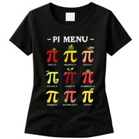 Piu Pi Day 314 Math Teacher Pi Symbol Funny Pie Pun Womens T-Shirt