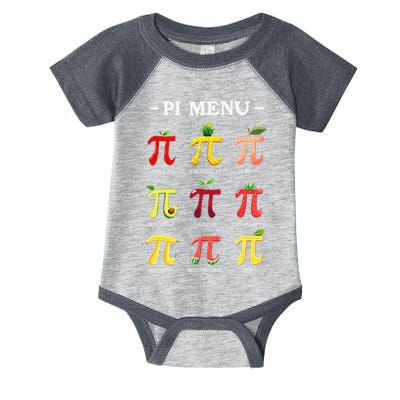 Piu Pi Day 314 Math Teacher Pi Symbol Funny Pie Pun Infant Baby Jersey Bodysuit