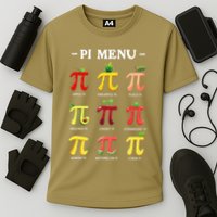 Piu Pi Day 314 Math Teacher Pi Symbol Funny Pie Pun Performance Shirt