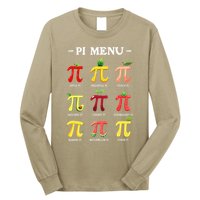 Piu Pi Day 314 Math Teacher Pi Symbol Funny Pie Pun Long Sleeve Shirt