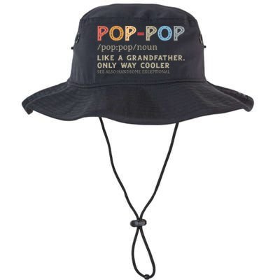 Pop Pop Definition Like A Grandfather Only Way Cooler Legacy Cool Fit Booney Bucket Hat