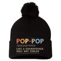 Pop Pop Definition Like A Grandfather Only Way Cooler Pom Pom 12in Knit Beanie