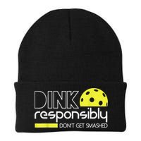 Pickleball Player Dink Responsibly Don't Get Smashed Beanie