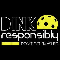 Pickleball Player Dink Responsibly Don't Get Smashed Wool Snapback Cap