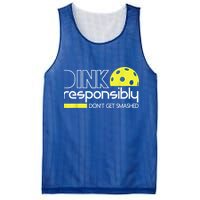 Pickleball Player Dink Responsibly Don't Get Smashed Mesh Reversible Basketball Jersey Tank