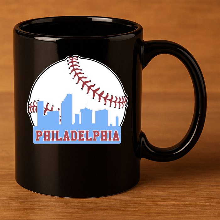 Phillies Philly Dancing On My Own Philadelphia Baseball 11oz C Handle Ceramic Mug