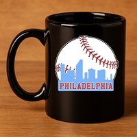 Phillies Philly Dancing On My Own Philadelphia Baseball 11oz C Handle Ceramic Mug