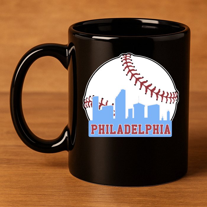 Phillies Philly Dancing On My Own Philadelphia Baseball 11oz C Handle Ceramic Mug