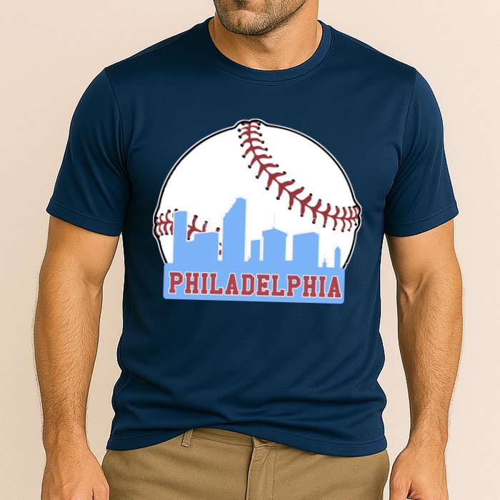Phillies Philly Dancing On My Own Philadelphia Baseball Cooling Performance Crew T-Shirt